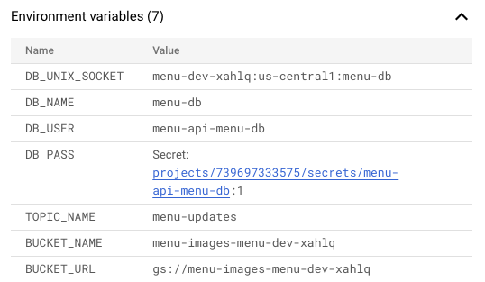 Environment Variables